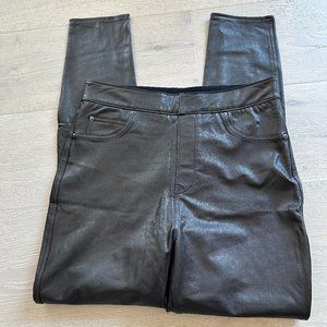 Spanx Black Faux Leather Leggings